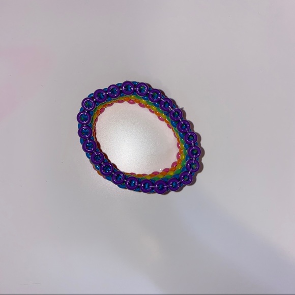 Rainbow scene raver kid cuff - Picture 2 of 4